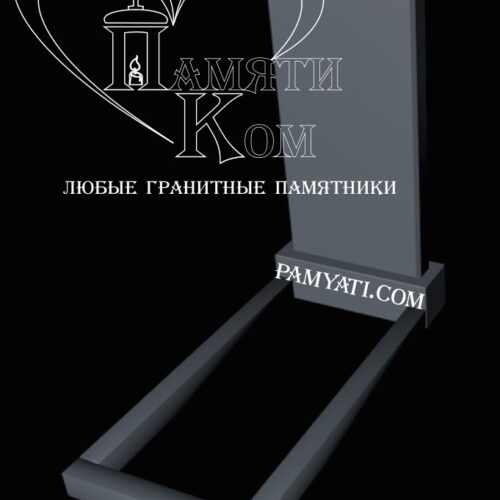 заказать памятник из красного гранита, Купить памятник одинарный 130х70